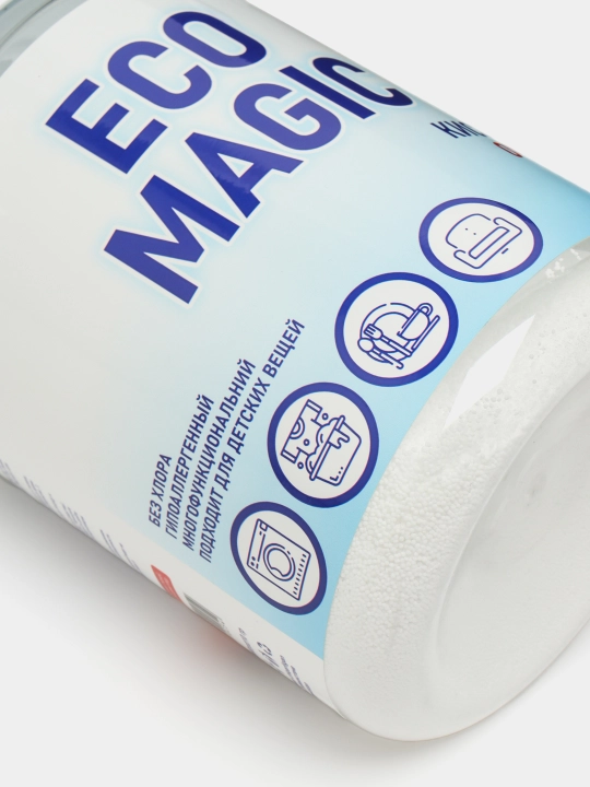 Eco Magic, kislorodli tozalovchi, oqartiruvchi, dog' olib tashlash vositasi, 1 kg