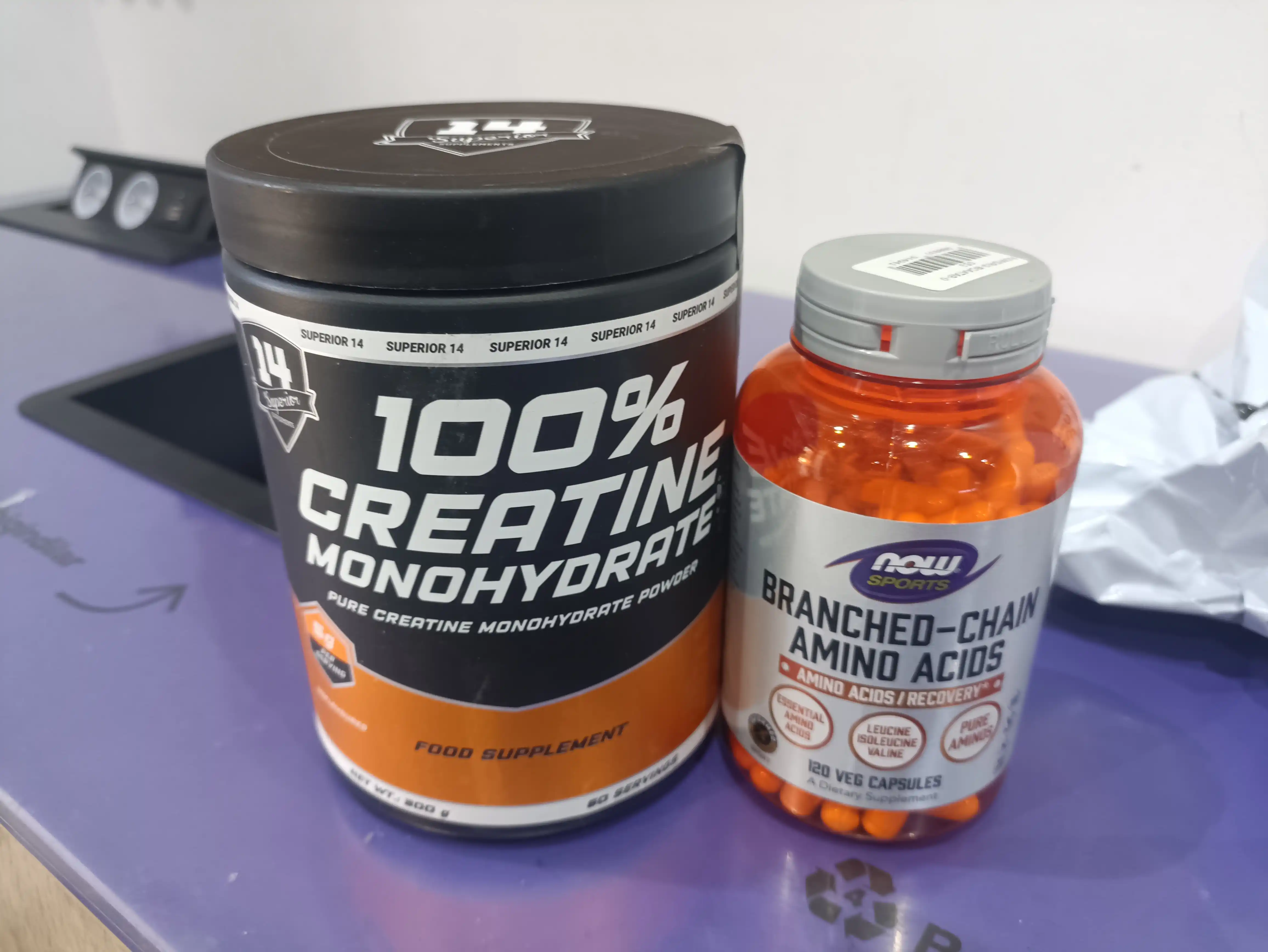 Аминокислоты с разветвленной цепью в капсулах NOW Foods, Sports