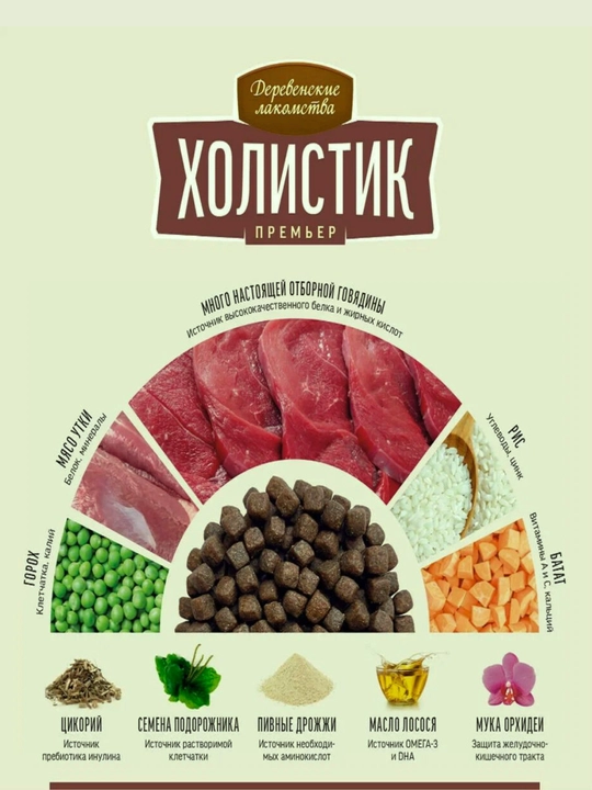 Holistik o'rta va katta zotli itlar uchun quruq ovqat, qo‘y go‘shti va guruch, Simple Pets