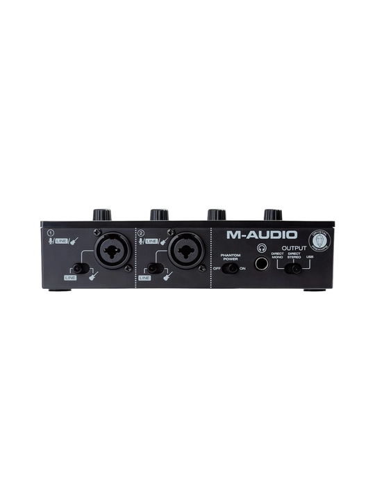 M-Audio M-Track Duo двухканальный звуковой интерфейс с двумя предусилителями
