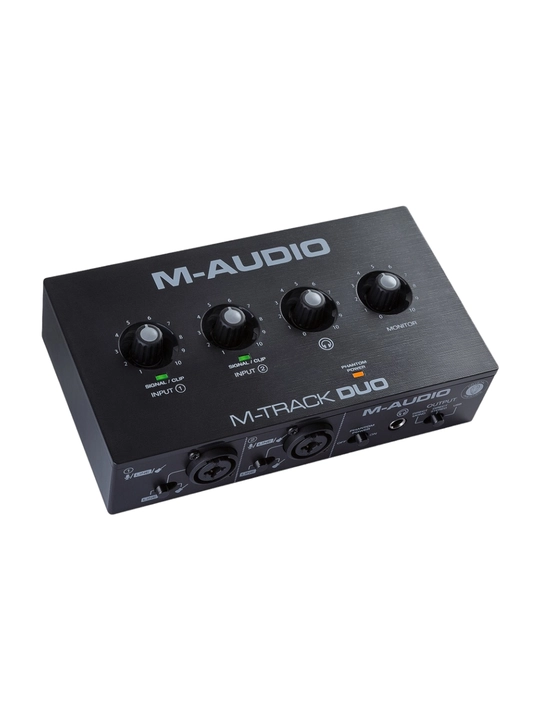 M-Audio M-Track Duo двухканальный звуковой интерфейс с двумя предусилителями - 