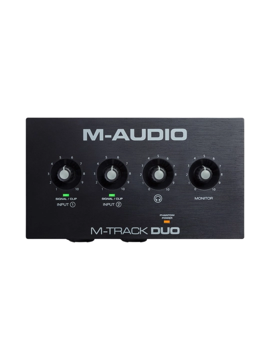 M-Audio M-Track Duo двухканальный звуковой интерфейс с двумя предусилителями