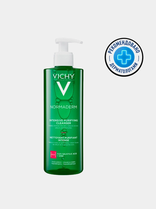 Yuz va tanani intensiv tozalash jeli VICHY NORMADERM, 400 ml