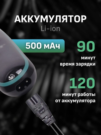 Профессиональный триммер VGR для стрижки волос и бороды, машинка для стрижки, 4 насадки