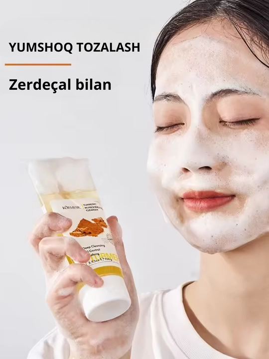 Yuz yuvish uchun gel tozalovchi Ko'rmesic, husnbuzar va aknega qarshi