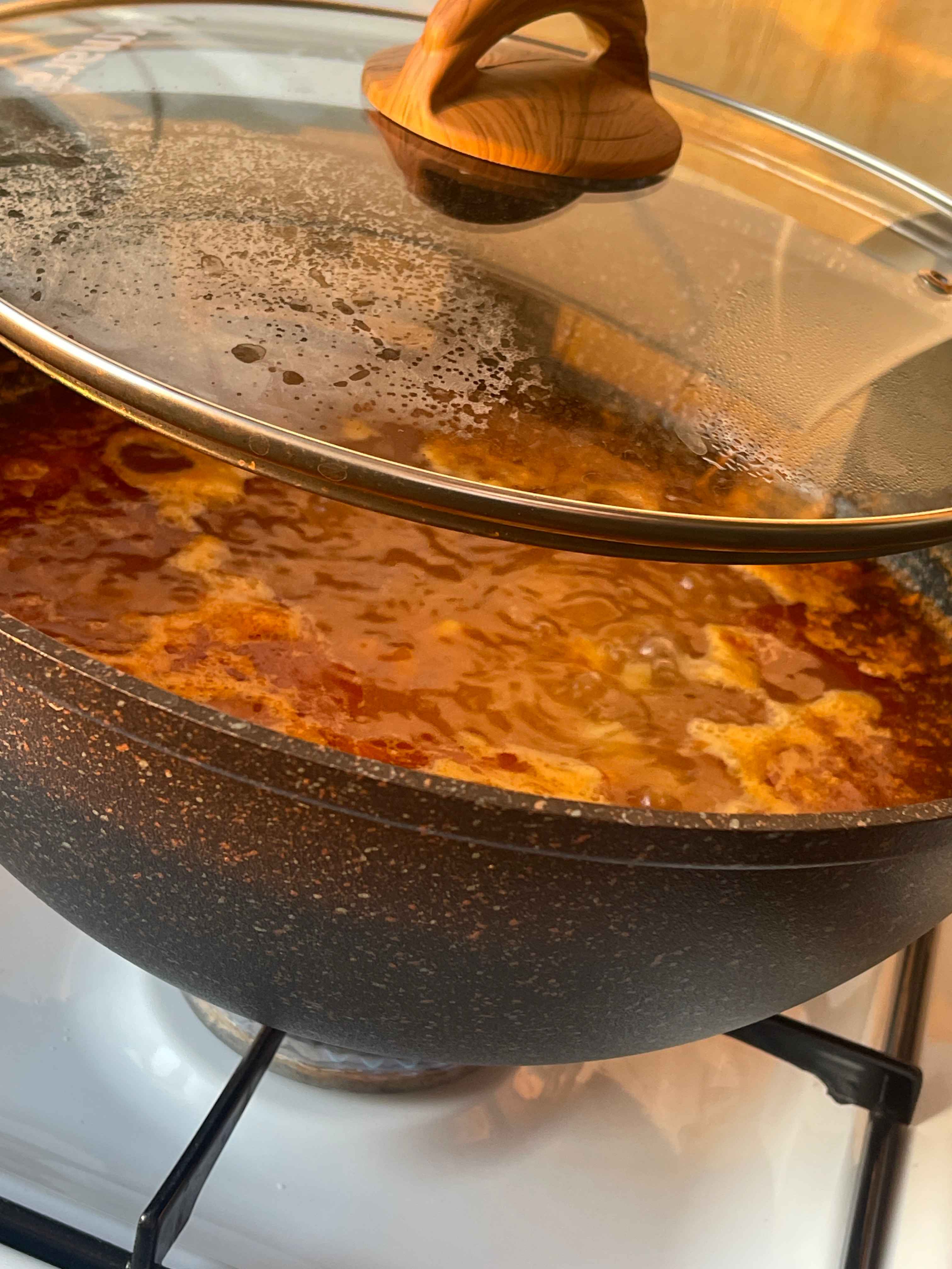 Казан для плова Kukmara, со стеклянной и не стеклянной крышкой, Granit Ultra 
