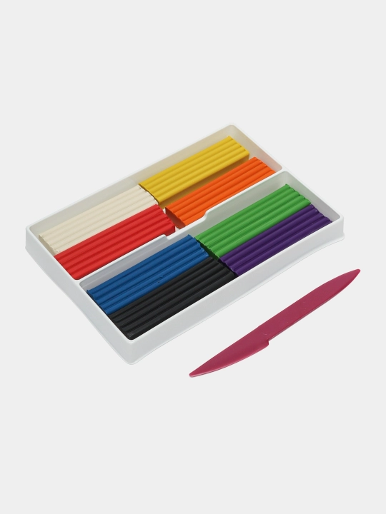8 rangli plastilin «Klassika» — yumshoq, yorqin, yopishmaydi. 12C 867-08