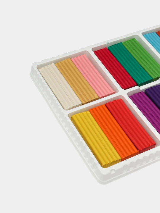 18 rangli plastilin «Klassika» — yumshoq, yopishmaydi, yorqin. 20С 1330-08