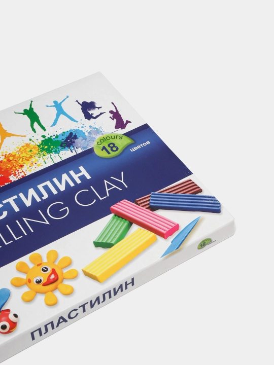 18 rangli plastilin «Klassika» — yumshoq, yopishmaydi, yorqin. 20С 1330-08