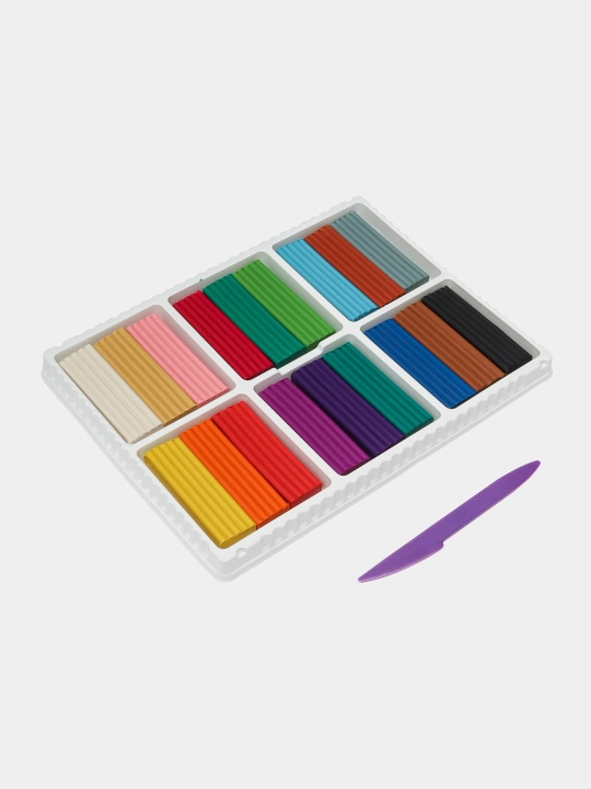 18 rangli plastilin «Klassika» — yumshoq, yopishmaydi, yorqin. 20С 1330-08