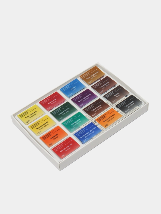 Akvarel bo'yoqlar to'plami "Сонет" dan, 16 rang * 2.5 ml