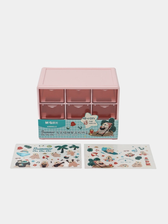 Мини ящик для мелочей Органайзер для маркеров, резинок и канцелярии