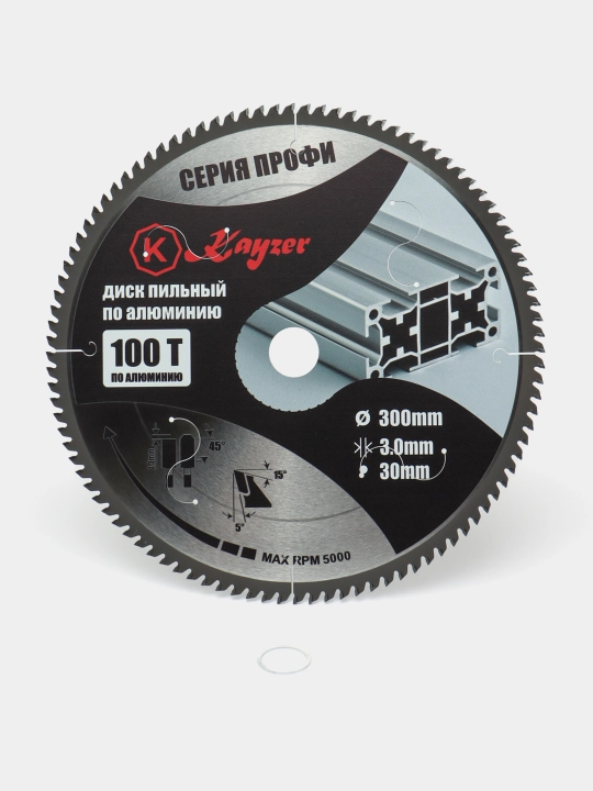 Пильный диск по алюминию, 300x30x100T Kayzer