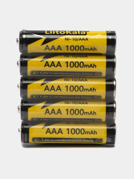 Аккумулятор LiitoKala ААA Ni-MH 1.2В 1000мАч незащищенный