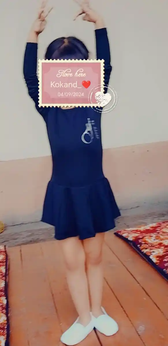 Raqs va gimnastika uchun mashg'ulot formasi, qora UM795032