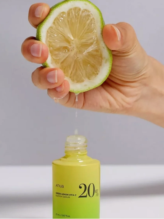 Anua Green Lemon Vita C zardobi 20%, qarishga qarshi namlovchi yuz zardobi, 20 gr