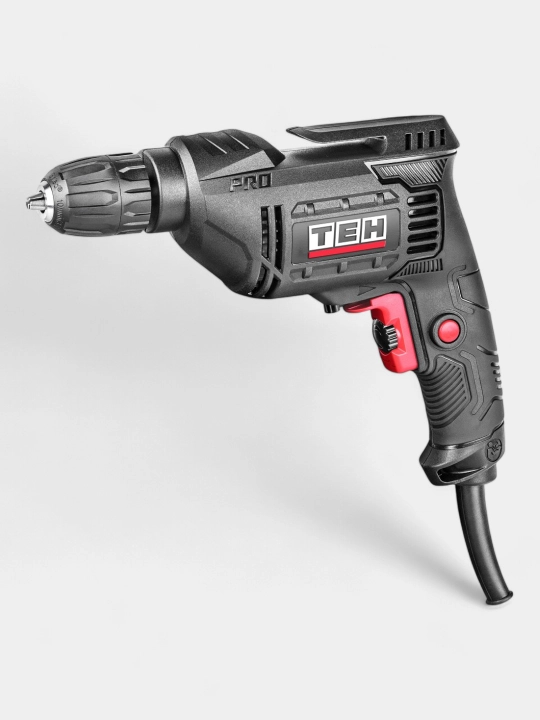Elektr drel TEH TD1005 450 Vt, 3300 ayl/min, patron 1.5–10 mm