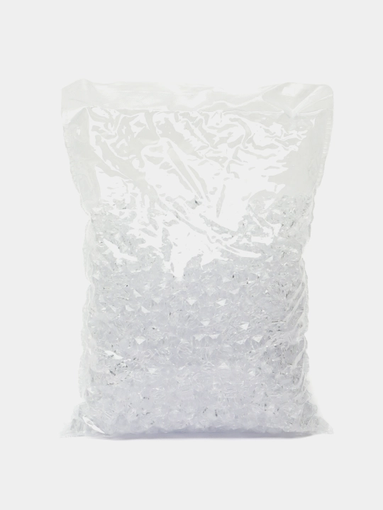 Sumka to'qish uchun xrustal munchoqlar, 10 mm, 500 g