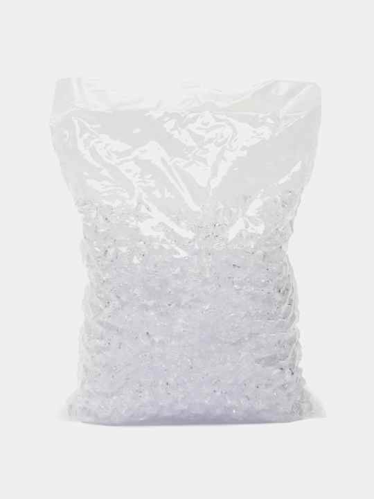 Sumka to'qish uchun xrustal munchoqlar, 10 mm, 500 g