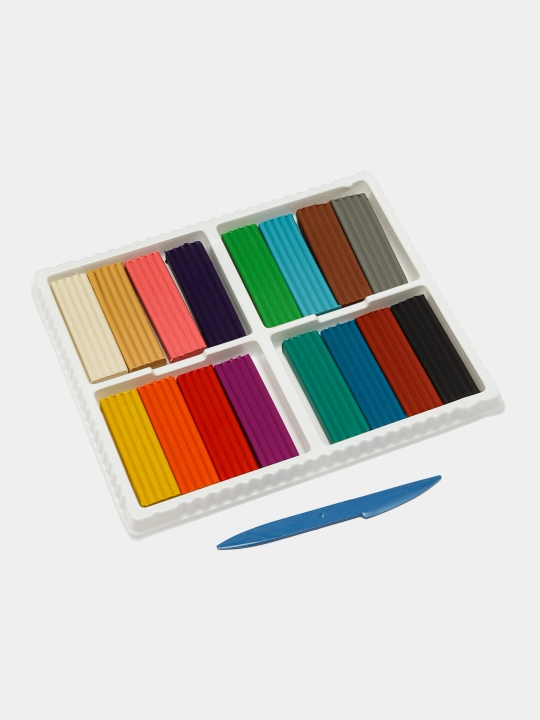 16 rangli plastilin «Klassika» — yumshoq, yorqin, yopishmaydi. 20S 1329-08