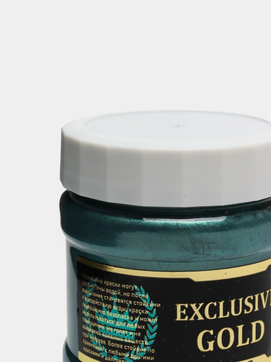 Mato uchun porloq akril bo'yoq "EXCLUSIVE GOLD", 150 g
