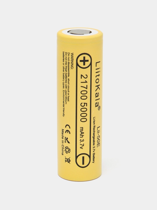 Аккумулятор LiitoKala 21700 Li-Ion 5000 mAh 3.7V - 