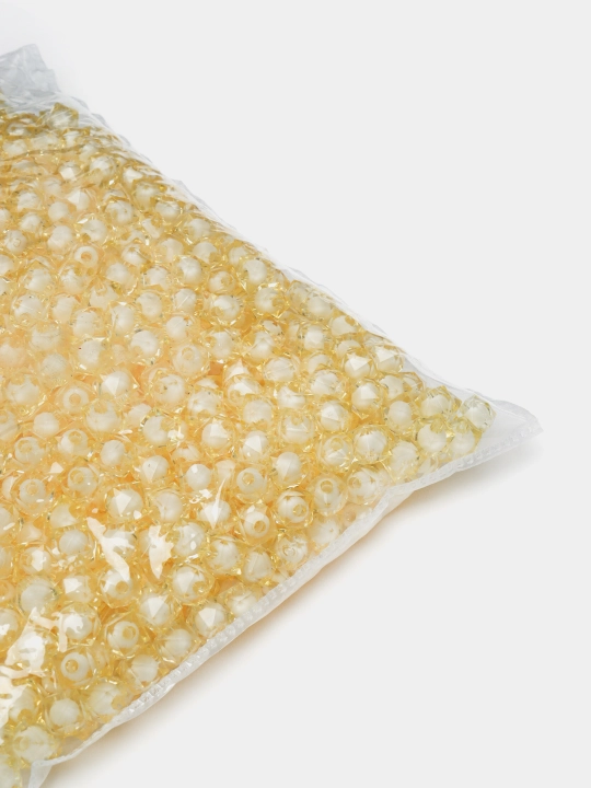 Sumka to'qish uchun xrustal munchoqlar, 10 mm, 500 g
