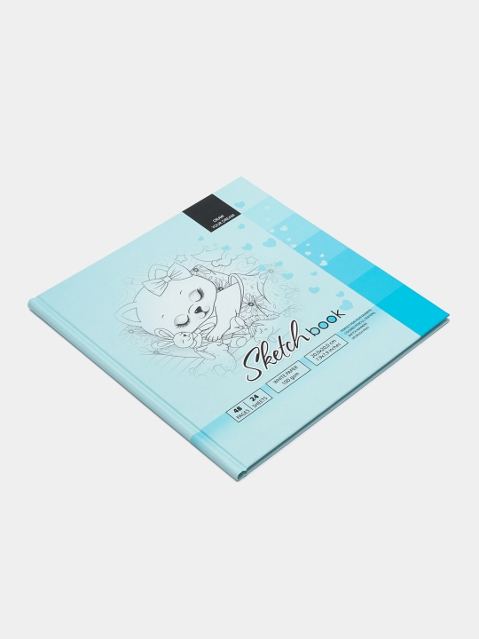 Sketchbuk Fresh 2125, toza varaqlar, matli laminatsiya, 7BS, 200 * 200 mm, 24 varaq