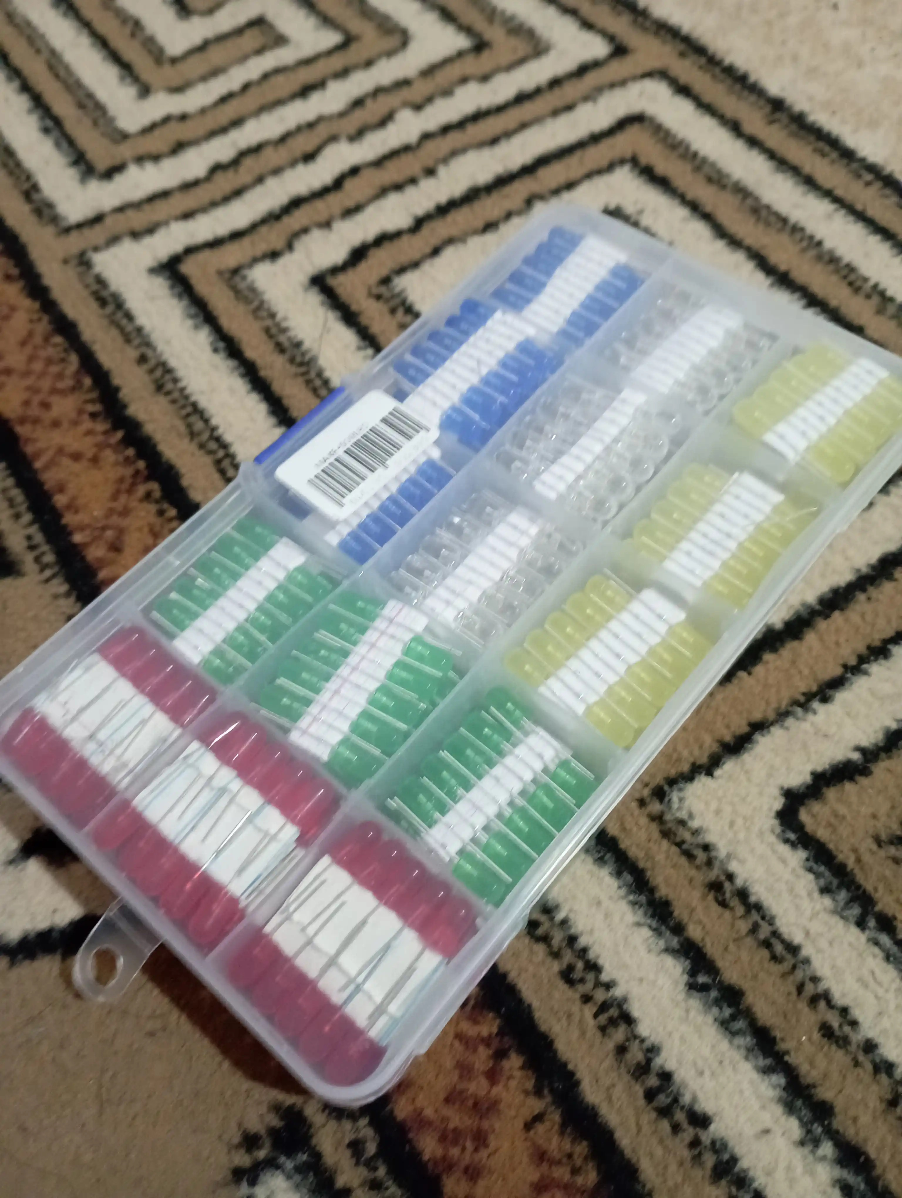 LED to'plami, 500 dona, 5 rang 100 donadan 5MM svetodiod