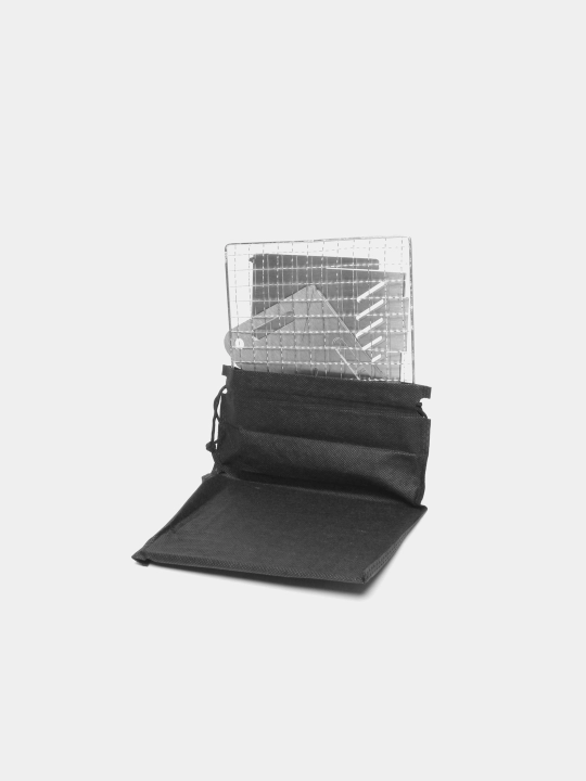 Yig‘ma mangal panjara bilan, sayohat uchun portativ mini grill