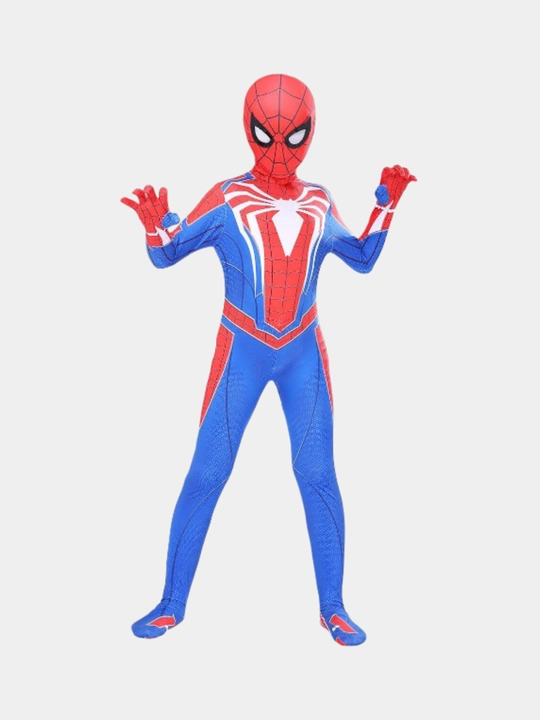 Kosplay o'rgimchak odam bolalar spiderman  uchun, super qahramon karnaval kostyumi