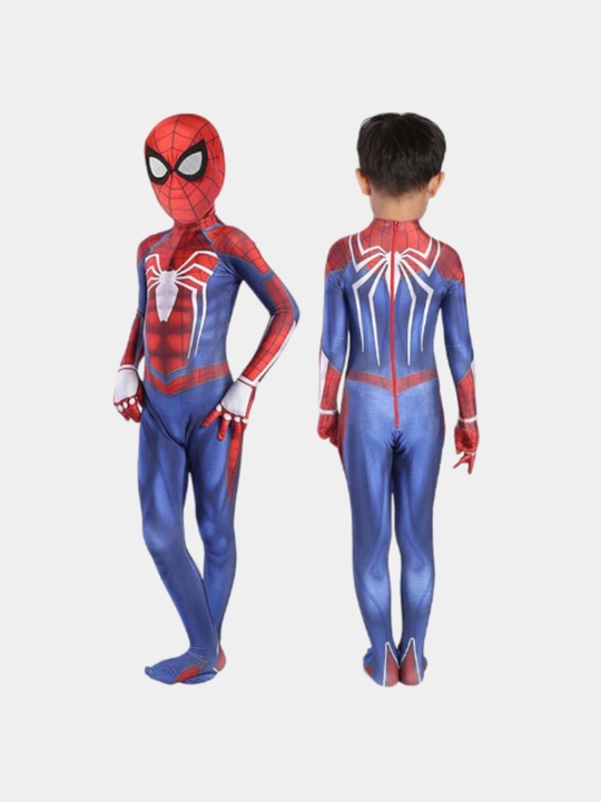Kosplay o'rgimchak odam bolalar spiderman  uchun, super qahramon karnaval kostyumi