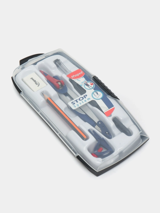 Sirkullar to'plami Maped Stop System Case 196102, 7 ta predmet - 