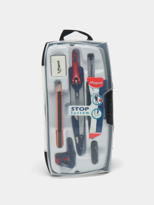 Sirkullar to'plami Maped Stop System Case 196102, 7 ta predmet