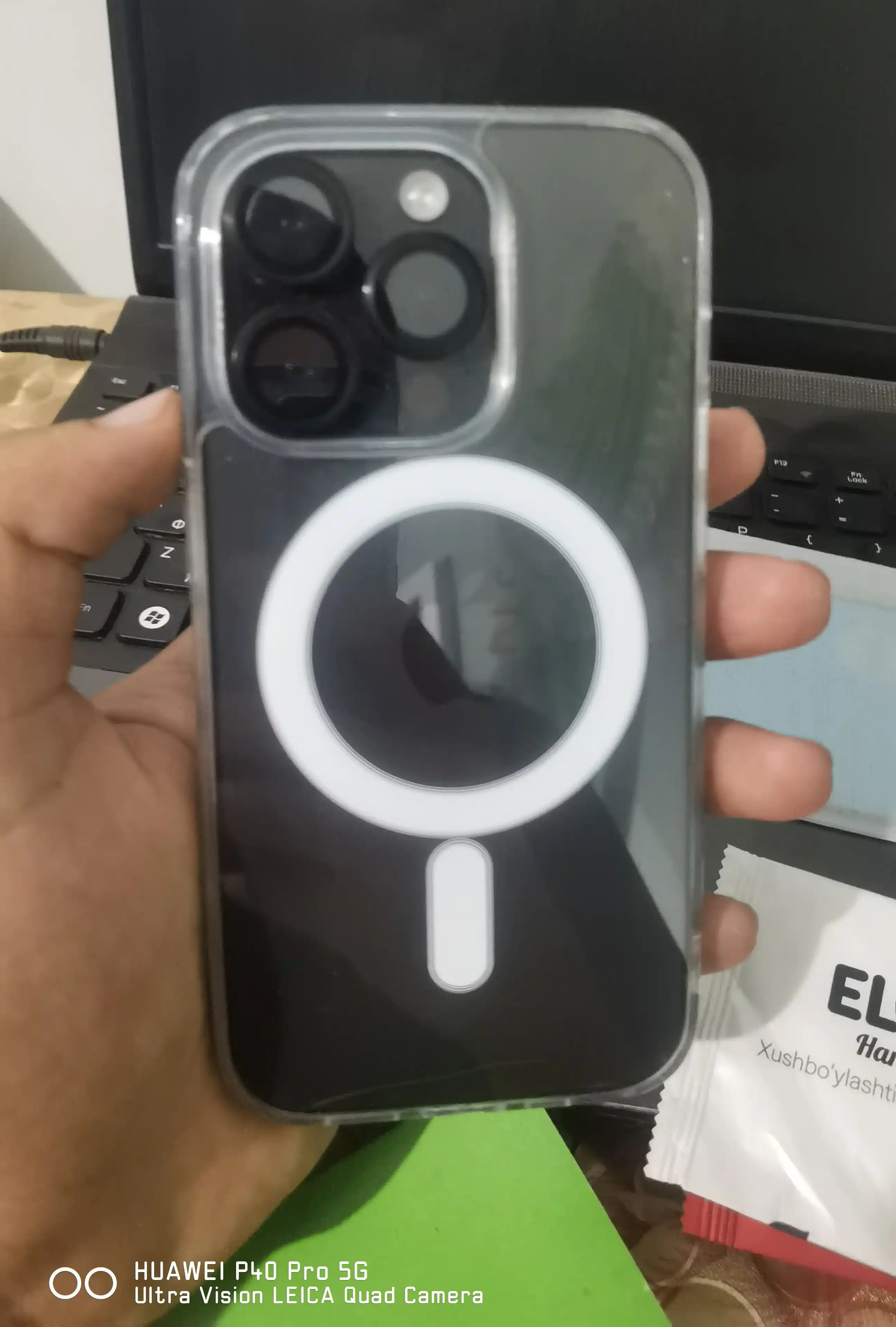 G'ilof iPhone 15, 14, 13, 12, 11 Pro Max, Pro uchun
