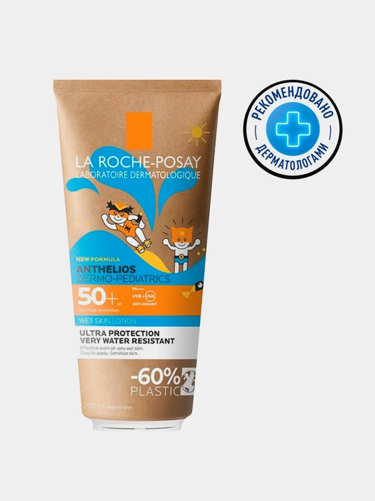 Детский солнцезащитный гель LA ROCHE-POSAY ANTHELIOS, для кожи для лица и тела SPF 50+, 200 мл - 