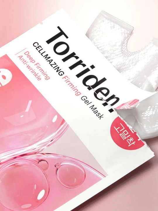 Yuz va bo‘yin uchun tortuvchi gel niqobi Torriden Cellmzing Firming Gel Mask