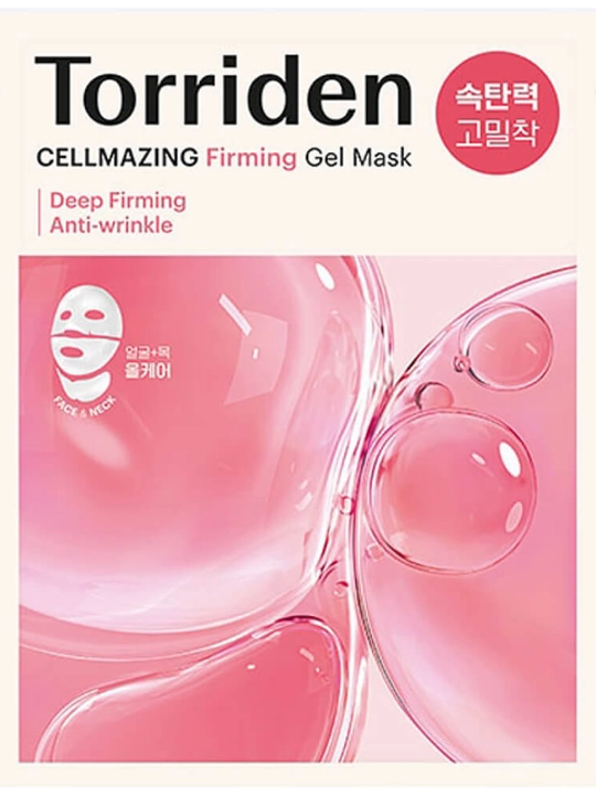 Yuz va bo‘yin uchun tortuvchi gel niqobi Torriden Cellmzing Firming Gel Mask