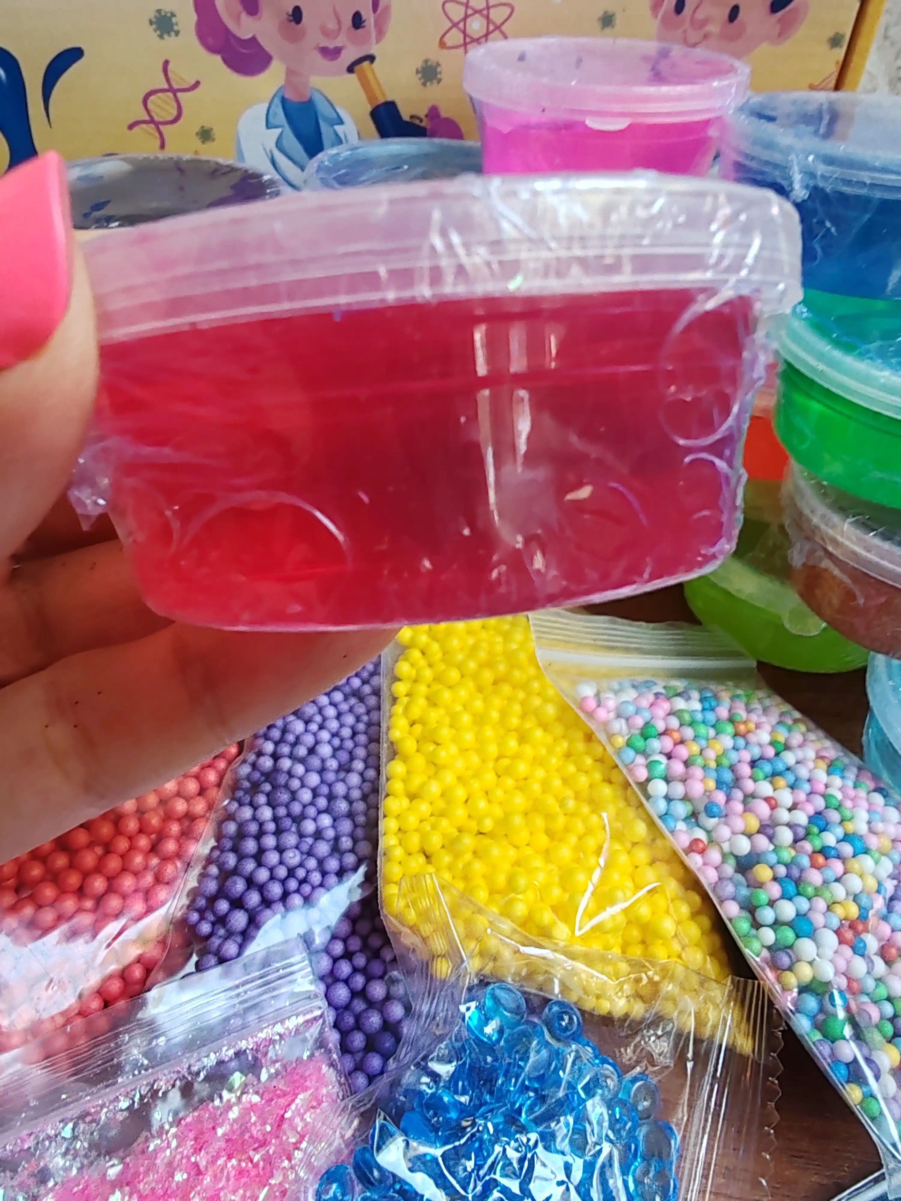 Детский набор слаймов Slime Kit, для творчества, опытов и экспериментов