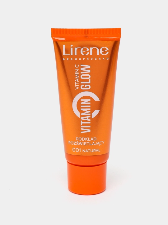 Крем-флюид тональный для лица Lirene осветляющий vitamin C, №001 natural, 30 мл - 