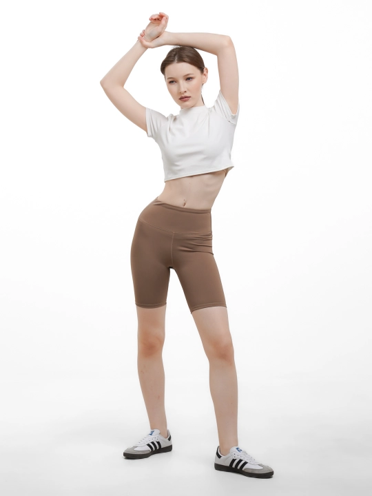 Sportivniy kalta shorti leginslar, shakllantiradigan, fitnes, yoga - 