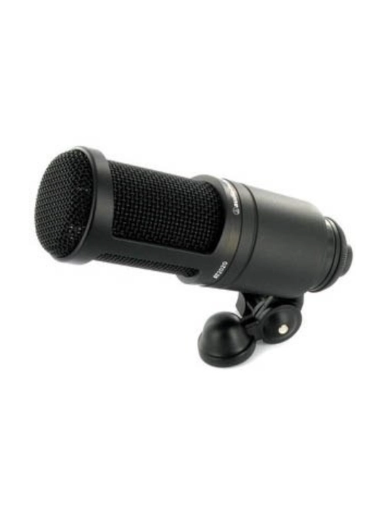 Audio-Technica AT2020, микрофон студийный, конденсаторный, кардиоидный, большой диафрагмой