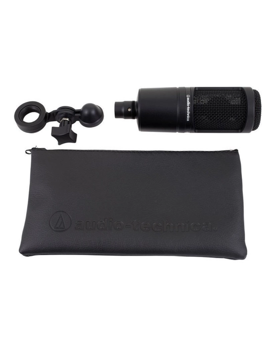 Audio-Technica AT2020, микрофон студийный, конденсаторный, кардиоидный, большой диафрагмой