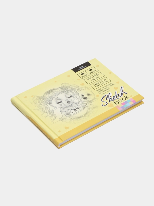 Sketchbuk Fresh 21412, matli laminatsiya, 7BS, 148 * 105 mm, A6, 48 varaq