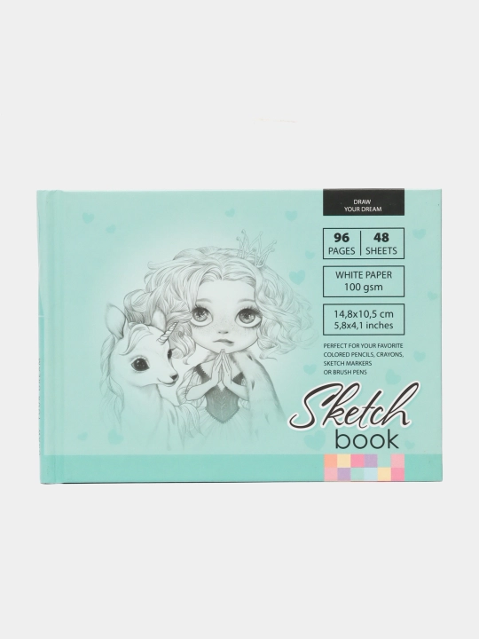 Sketchbuk Fresh 8434 21419, matli laminatsiya, 7BS, 148 * 105 mm, A6, 48 varaq - 