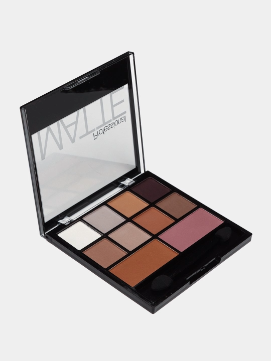 Тени для век MATTE professional, 10 оттенков, s.f.r COLOR