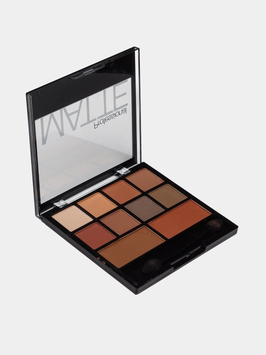 Тени для век MATTE professional, 10 оттенков, s.f.r COLOR