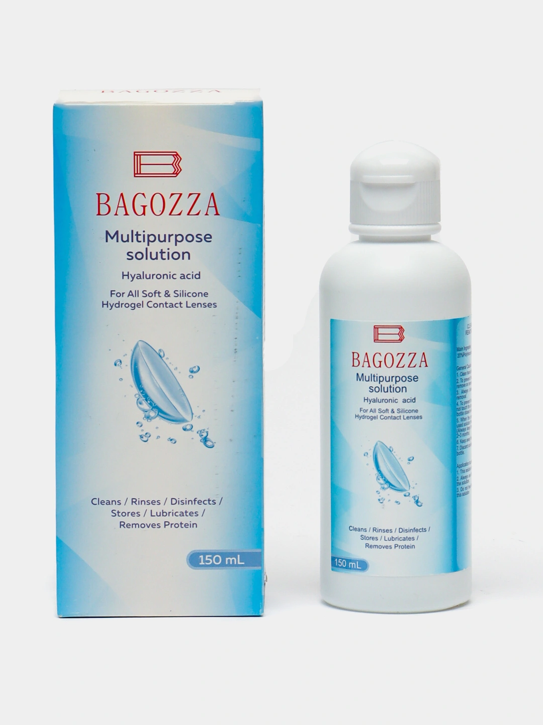 Раствор Bagozza для контактных линз, 150 мл купить по низким ценам в ...
