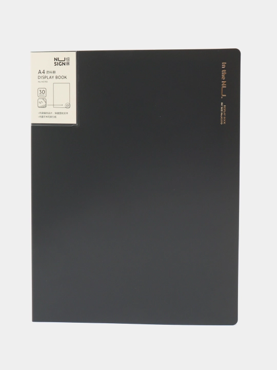 30 ta faylli papka (qora) NS190 Deli