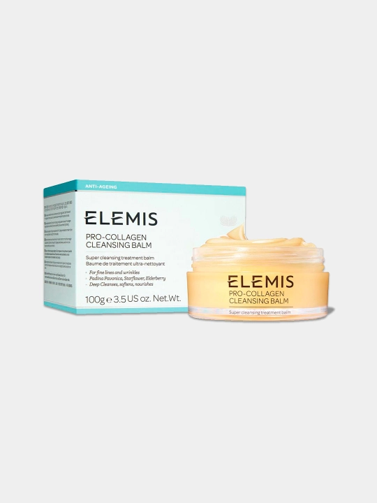 Elemis Pro Collagen Cleansing Balm, активный, глубоко очищающий бальзам от макияжа, 100 г
